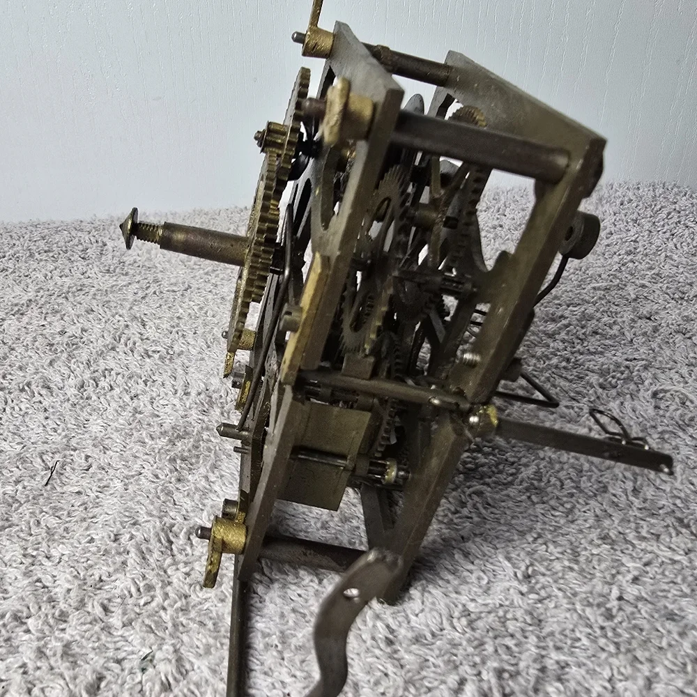 Vintage G.K.Brass Mechanical Wall Clock Movement
